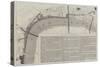 Plan of the Proposed Thames Embankment-null-Stretched Canvas