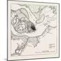 Plan of the Siege of Charleston, USA, 1870s-null-Mounted Giclee Print