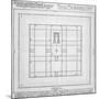 Plan of the Temple of Solomon, Jerusalem, Fron "Entwurf Einer Historischen Architektur," 1721-Johann Bernhard Fischer Von Erlach-Mounted Giclee Print