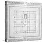 Plan of the Temple of Solomon, Jerusalem, Fron "Entwurf Einer Historischen Architektur," 1721-Johann Bernhard Fischer Von Erlach-Stretched Canvas