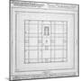 Plan of the Temple of Solomon, Jerusalem, Fron "Entwurf Einer Historischen Architektur," 1721-Johann Bernhard Fischer Von Erlach-Mounted Giclee Print