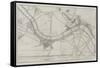 Plan of the Thames Embankment, Surrey Side-John Dower-Framed Stretched Canvas