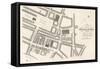 Plan of the Theatres of Covent Garden, London-null-Framed Stretched Canvas