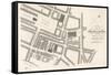 Plan of the Theatres of Covent Garden, London-null-Framed Stretched Canvas