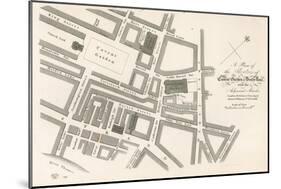 Plan of the Theatres of Covent Garden, London-null-Mounted Giclee Print