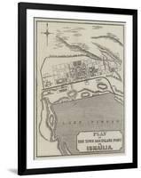 Plan of the Town and Inland Port of Ismailia-null-Framed Premium Giclee Print