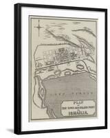 Plan of the Town and Inland Port of Ismailia-null-Framed Giclee Print