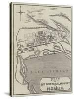 Plan of the Town and Inland Port of Ismailia-null-Stretched Canvas