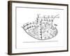 Plan of the Town of Acre, Palestine, 14th Century-null-Framed Giclee Print