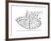 Plan of the Town of Acre, Palestine, 14th Century-null-Framed Giclee Print