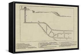 Plan of the Tynewydd Pit-null-Framed Stretched Canvas