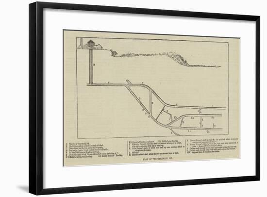 Plan of the Tynewydd Pit-null-Framed Giclee Print