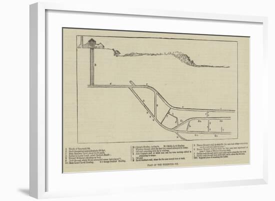 Plan of the Tynewydd Pit-null-Framed Giclee Print