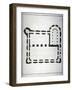 Plan of the Upper Storey of the White Tower, Tower of London, 1815-James Basire II-Framed Giclee Print