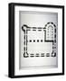 Plan of the Upper Storey of the White Tower, Tower of London, 1815-James Basire II-Framed Giclee Print