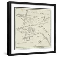 Plan of the Wash, Between the Coasts of Norfolk and Lincolnshire-null-Framed Giclee Print