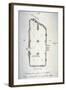 Plan of Vaulting in St Michael's Crypt, Aldgate, London, 1784-John Carter-Framed Giclee Print