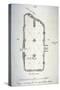 Plan of Vaulting in St Michael's Crypt, Aldgate, London, 1784-John Carter-Stretched Canvas