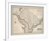 Plan of Washington-The Vintage Collection-Framed Premium Giclee Print