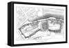 Plan of Windsor Castle-null-Framed Stretched Canvas