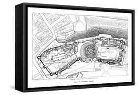 Plan of Windsor Castle-null-Framed Stretched Canvas