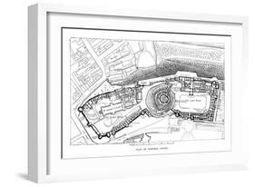 Plan of Windsor Castle-null-Framed Giclee Print