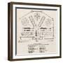 Plan Pentonville Prison-null-Framed Art Print