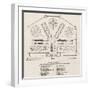 Plan Pentonville Prison-null-Framed Art Print