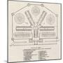 Plan Pentonville Prison-null-Mounted Art Print