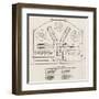 Plan Pentonville Prison-null-Framed Art Print