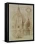 Plan, Section and Elevation of Florence Cathedral-Eugene Duquesne-Framed Stretched Canvas