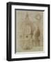 Plan, Section and Elevation of Florence Cathedral-Eugene Duquesne-Framed Giclee Print