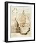 Plan, Section and Elevation of Florence Cathedral-Eugene Duquesne-Framed Giclee Print