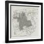 Plan Showing the Site of the New National Gallery-John Dower-Framed Giclee Print