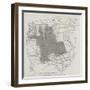 Plan Showing the Site of the New National Gallery-John Dower-Framed Giclee Print