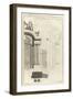 Planche 104 : Plan élévation et profil de la porte cochère de l’Hôtel de Lassay-Jacques-François Blondel-Framed Giclee Print
