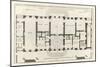 Planche 105 : Plan du rez-de-chaussée de l’Hôtel de Lassay, rue de l’Université à Paris.-Jacques-François Blondel-Mounted Giclee Print