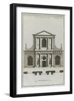 Planche 170 : Elévation du portail latéral sud de l’église Saint-Sulpice à Paris-Pate-Framed Giclee Print