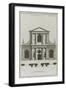 Planche 170 : Elévation du portail latéral sud de l’église Saint-Sulpice à Paris-Pate-Framed Giclee Print