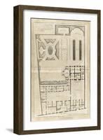 Planche 19 :  Plan général de l’hôtel et des jardins de l’hôtel de Villeroy-Jacques-François Blondel-Framed Giclee Print