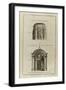 Planche 214 : Coupe sur l'autel de la chapelle du collège des Irlandais , rue des Carmes à Paris-Pate-Framed Giclee Print