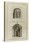 Planche 214 : Coupe sur l'autel de la chapelle du collège des Irlandais , rue des Carmes à Paris-Pate-Stretched Canvas