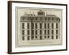 Planche 218 : Elévation de la façade de l'hôtel de Vauvray du côté du jardin-Jacques-François Blondel-Framed Giclee Print