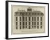 Planche 218 : Elévation de la façade de l'hôtel de Vauvray du côté du jardin-Jacques-François Blondel-Framed Giclee Print