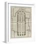 Planche 225 : Plan du rez-de-chaussée de Notre-Dame de Paris-Jacques-François Blondel-Framed Giclee Print