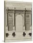 Planche 229 : Elévation de la porte du cloître de Notre-Dame de Paris-Jacques-François Blondel-Stretched Canvas