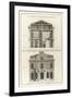 Planche 23: Coupe et profil pris sur large de l’hôtel de Villeroy (ancien hôtel de Mlmares)-Jacques-François Blondel-Framed Giclee Print