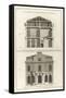 Planche 23: Coupe et profil pris sur large de l’hôtel de Villeroy (ancien hôtel de Mlmares)-Jacques-François Blondel-Framed Stretched Canvas