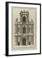 Planche 233 : Elévation du portail de l'église paroissiale de Saint-Gervais-Jacques-François Blondel-Framed Giclee Print