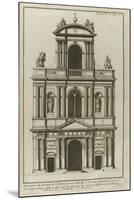 Planche 233 : Elévation du portail de l'église paroissiale de Saint-Gervais-Jacques-François Blondel-Mounted Giclee Print